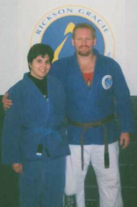 Kara Karnupakis-Blue belt and me