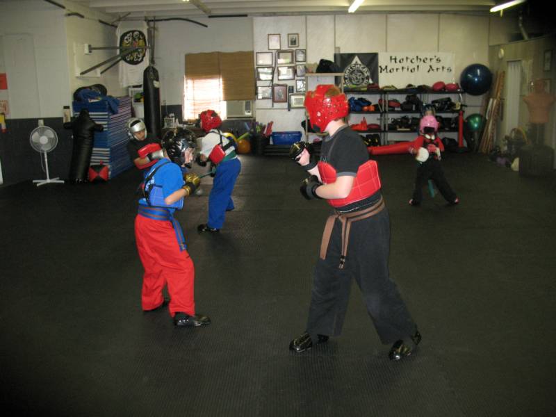 Scott and Alana MMA class
